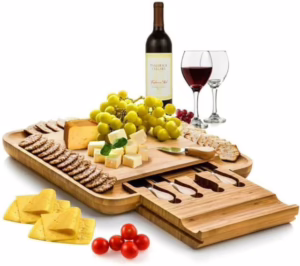 Bambusi Bamboo Cheeseboard and Cutlery